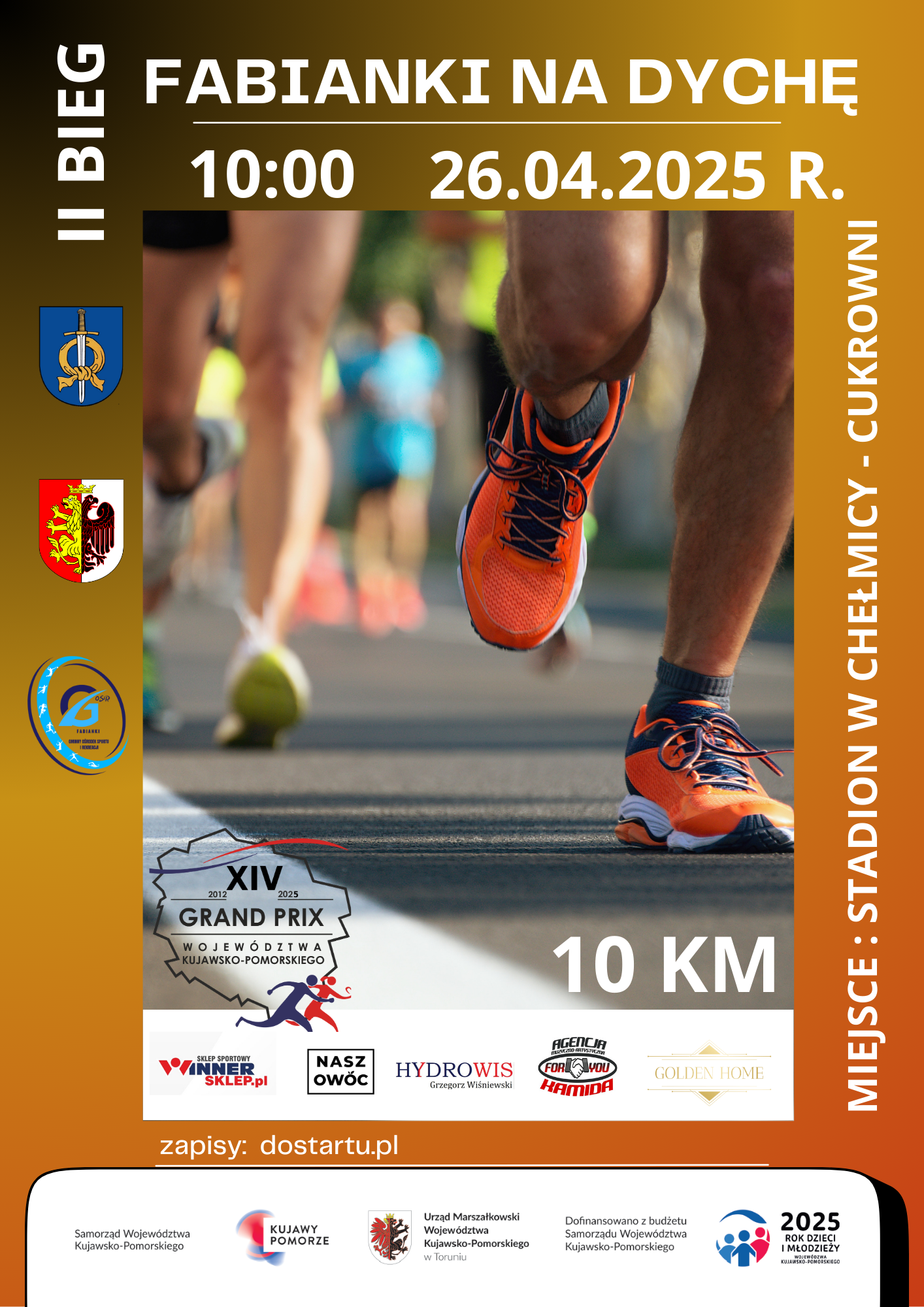 Bieg na 10 km, 26 kwietnia 2025 r.