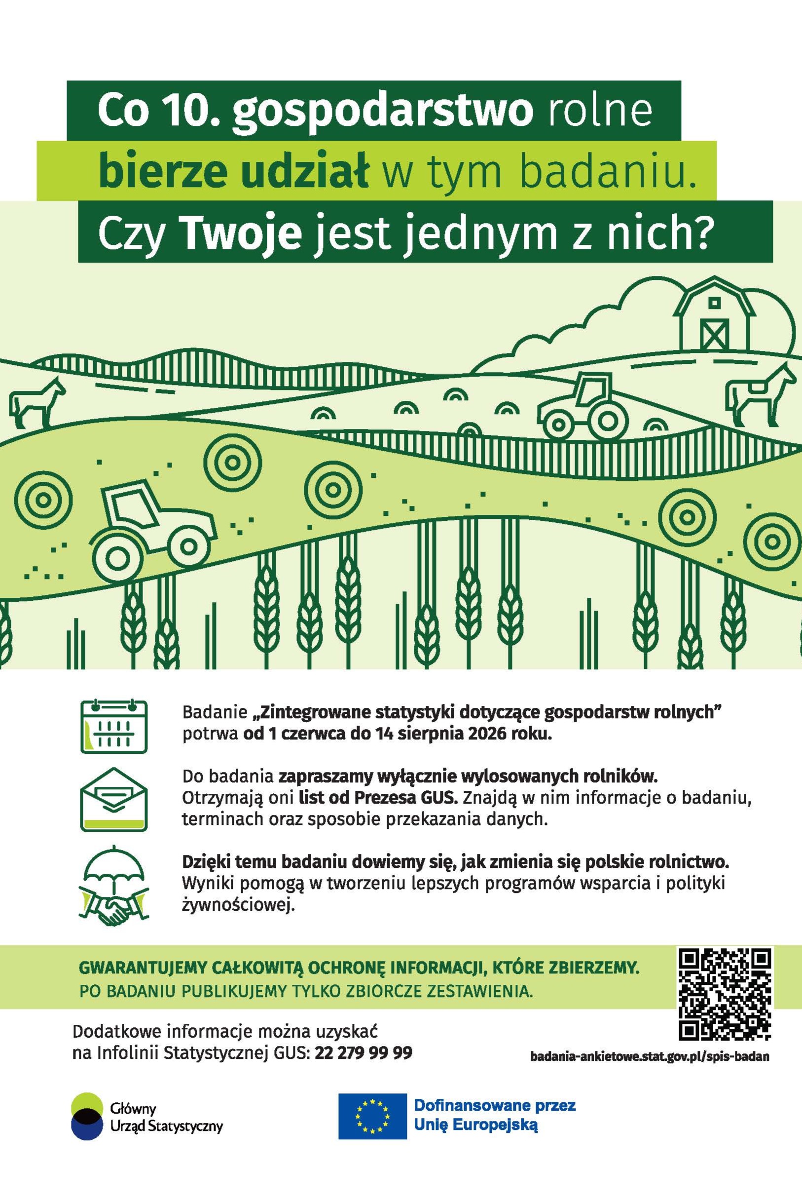 Og&oacute;lnokrajowe badanie R-SGR 2026 &ndash; &bdquo;mały spis rolny&rdquo;