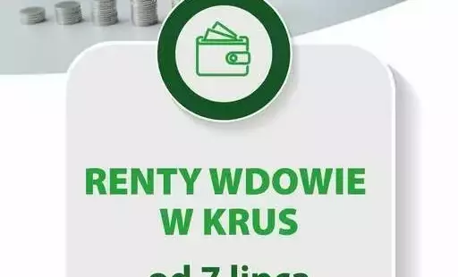 renta wdowia w krus od 7 lipca