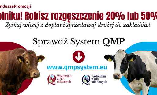 Dodatkowe pieniądze dla hodowców z QMP