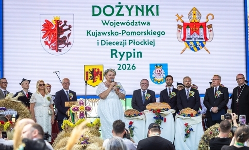 Dożynki wojewódzkie - Rypin 2026 - fot. Szymon Zdziebło/tarantoga.pl
