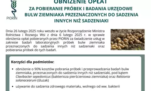 Zdjęcie do Komunikat PIORIN dotyczączy obniżenia opłat za pobieranie pr&oacute;bek